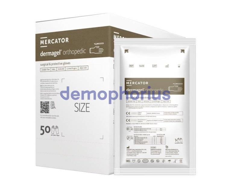 dermagelÂŽ orthopedic Manusi Chirurgicale Fara. Pudra Latex 7.0