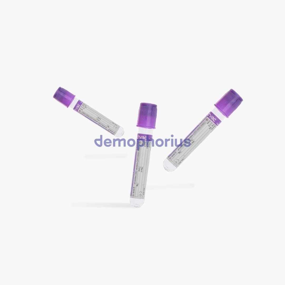 Tuburi recoltare hematologie, plastic, GEL K2 EDTA 3 ml x 100 buc, 13x75 mm-mov (PED203GP)