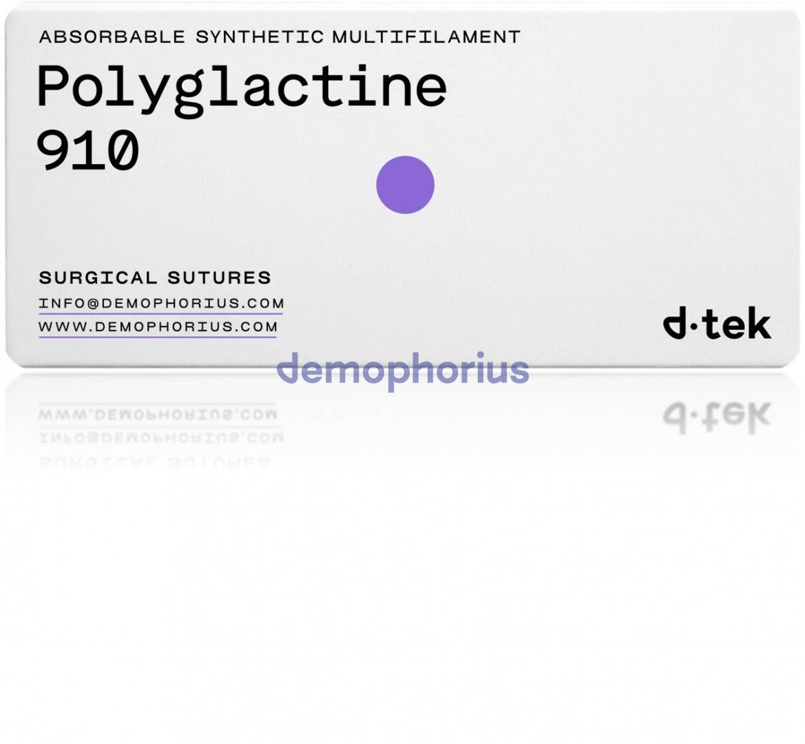 PGLA92036B10_G - PGLA92036B10 - Poligatina 910, 90cm, USP 2/0, Curb 1/2, Rotund-plat, 36mm