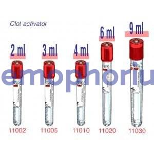 Vacutainere biochimie cu clot activator, KIMA, (Vol.4ml; 13x75 mm)